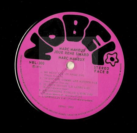 Marc Maheux joue Rene Simard:  Face B